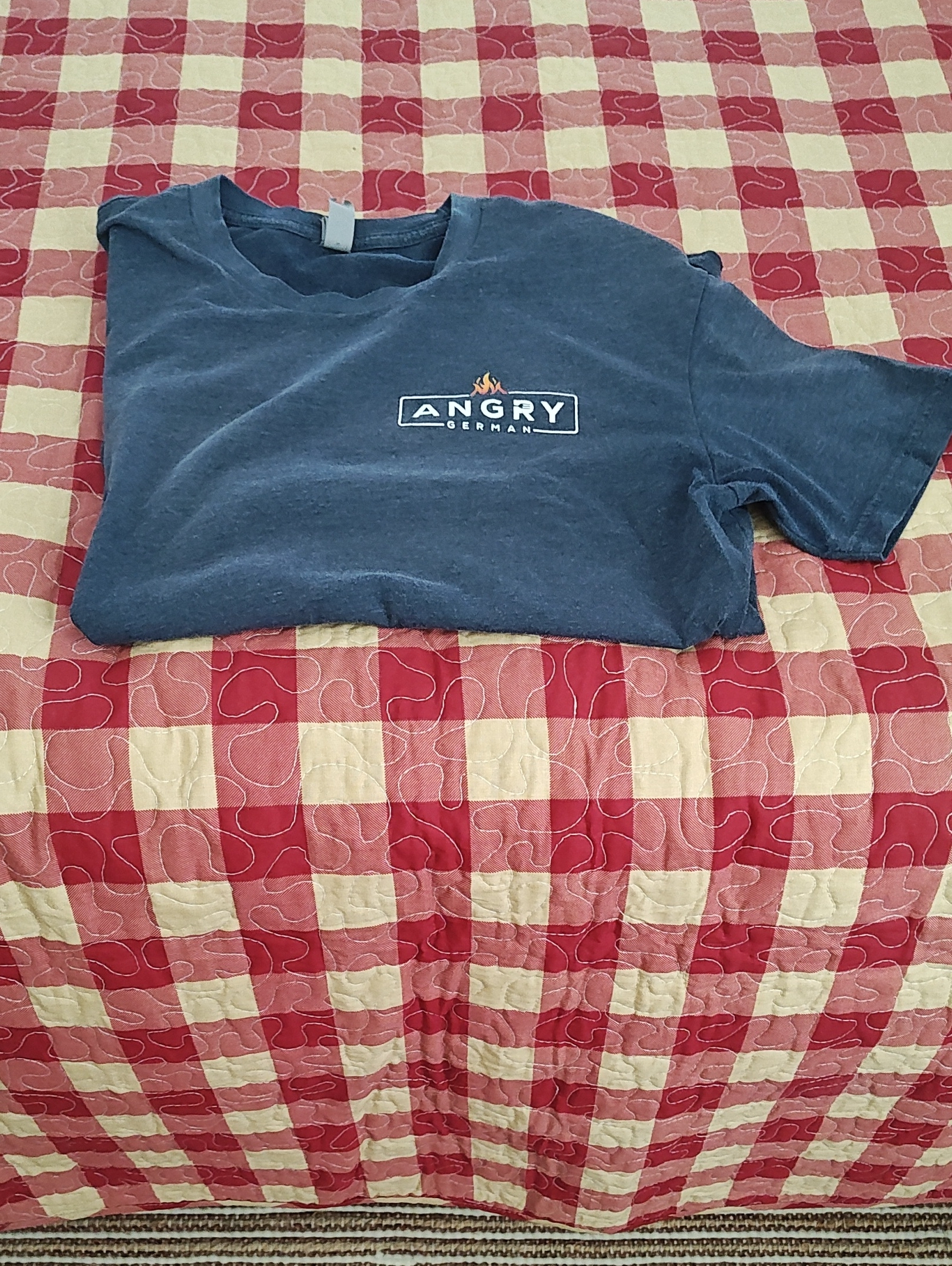 Mens Navy Blue Logo Tshirt